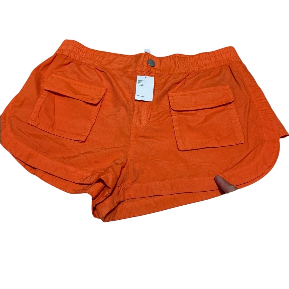 New With tag Urban Outfitters Bright Orange Short Size L - Picture 9 of 14